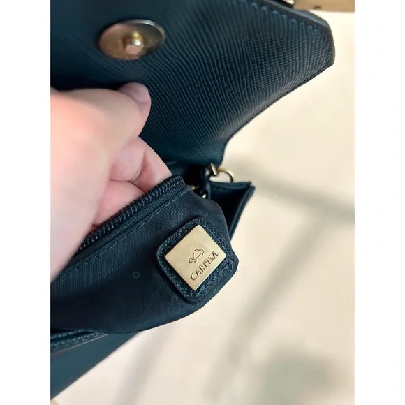 Carpisa Peacock Colored Crossbody Bag